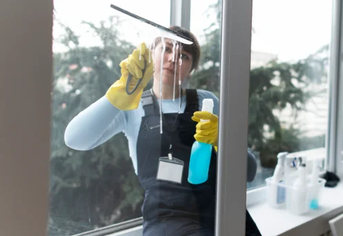 Nettoyage de vitres intérieures et extérieures à Brizon